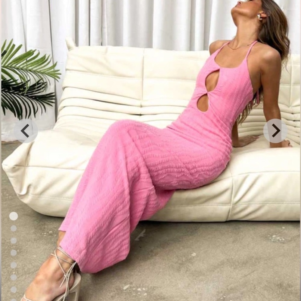 Mandy Pink Maxi Dress